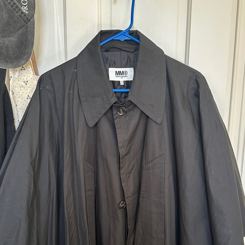 MM6 Maison Martin Margiela Black  Trench Coat